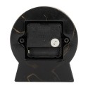Gabriël Horloge de table 11x4x12 cm Noir Métal