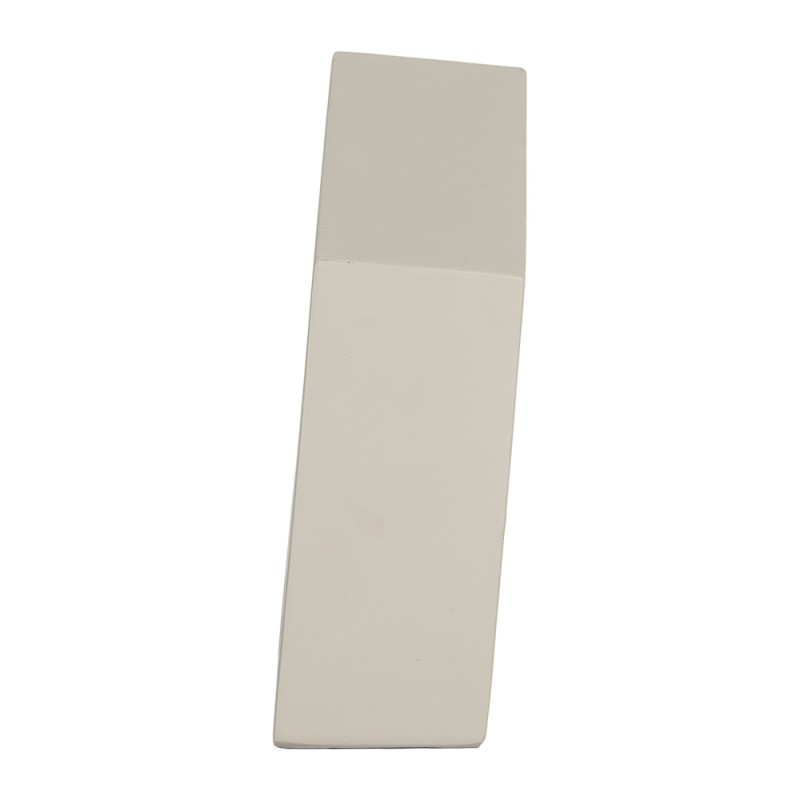 Gabriël Horloge de table 10x4x13 cm Gris Métal