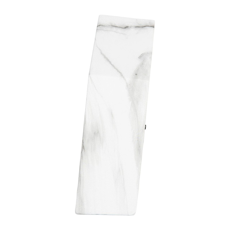 Gabriël Horloge de table 10x4x13 cm Blanc Métal