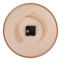Gabriël Orologio da parete Ø 32x4 cm Rosa Plastica