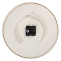 Gabriël Wandklok Ø 32x4 cm Wit Kunststof