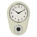 Gabriël Wall Clock 22x6x31 cm Green Plastic