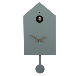 Gabriël Cuckoo clock 16x9x25 cm Green Plastic