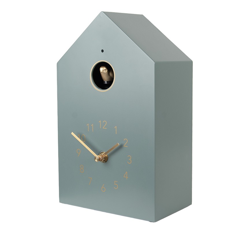 Gabriël Cuckoo clock 16x9x25 cm Green Plastic