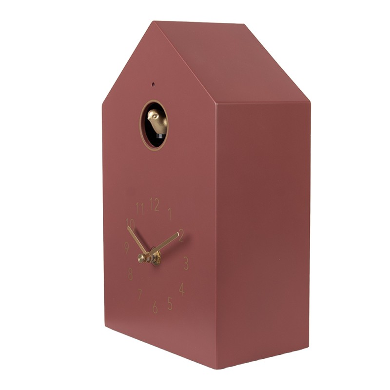 Gabriël Pendule à coucou 16x9x25 cm Rose Plastique