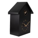 Clayre & Eef Cuckoo clock 20x10x26 cm Black Plastic