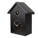 Clayre & Eef Cuckoo clock 20x10x26 cm Black Plastic