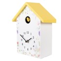 Clayre & Eef Cuckoo clock 20x10x26 cm White Plastic