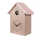Clayre & Eef Koekoeksklok 20x10x26 cm Roze Kunststof