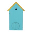 Clayre & Eef Casette per uccelli 15x10x22 cm Blu Legno