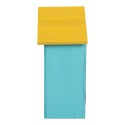 Clayre & Eef Casette per uccelli 15x10x22 cm Blu Legno