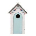 Clayre & Eef Casette per uccelli 15x10x22 cm Bianco Legno