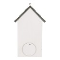 Clayre & Eef Casette per uccelli 15x10x22 cm Bianco Legno