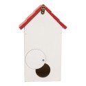 Clayre & Eef Casette per uccelli 15x10x22 cm Bianco Legno