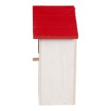 Clayre & Eef Casette per uccelli 15x10x22 cm Bianco Legno