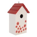 Clayre & Eef Casette per uccelli 15x10x22 cm Bianco Legno
