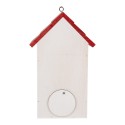 Clayre & Eef Casette per uccelli 15x10x22 cm Bianco Legno