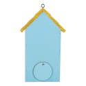 Clayre & Eef Casette per uccelli 15x10x22 cm Blu Legno