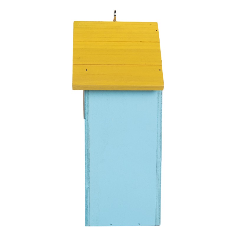 Clayre & Eef Casette per uccelli 15x10x22 cm Blu Legno