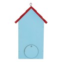 Clayre & Eef Casette per uccelli 15x10x22 cm Blu Legno
