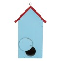 Clayre & Eef Casette per uccelli 15x10x22 cm Blu Legno