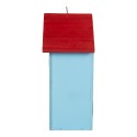 Clayre & Eef Casette per uccelli 15x10x22 cm Blu Legno