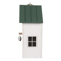 Clayre & Eef Casette per uccelli 15x10x22 cm Bianco Legno