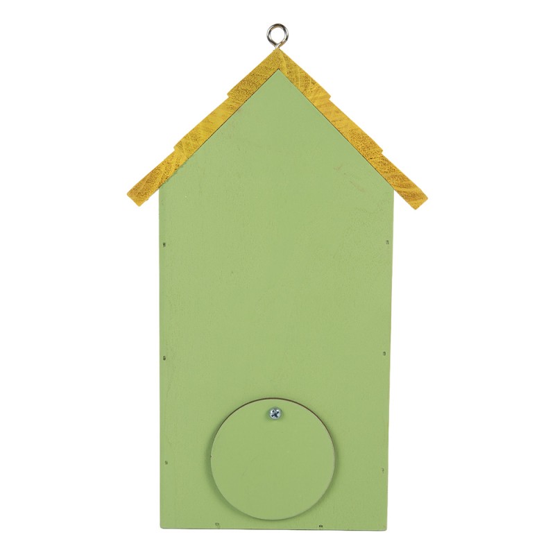 Clayre & Eef Casette per uccelli 15x10x22 cm Verde Legno