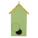 Clayre & Eef Casette per uccelli 15x10x22 cm Verde Legno