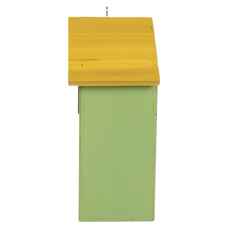 Clayre & Eef Casette per uccelli 15x10x22 cm Verde Legno