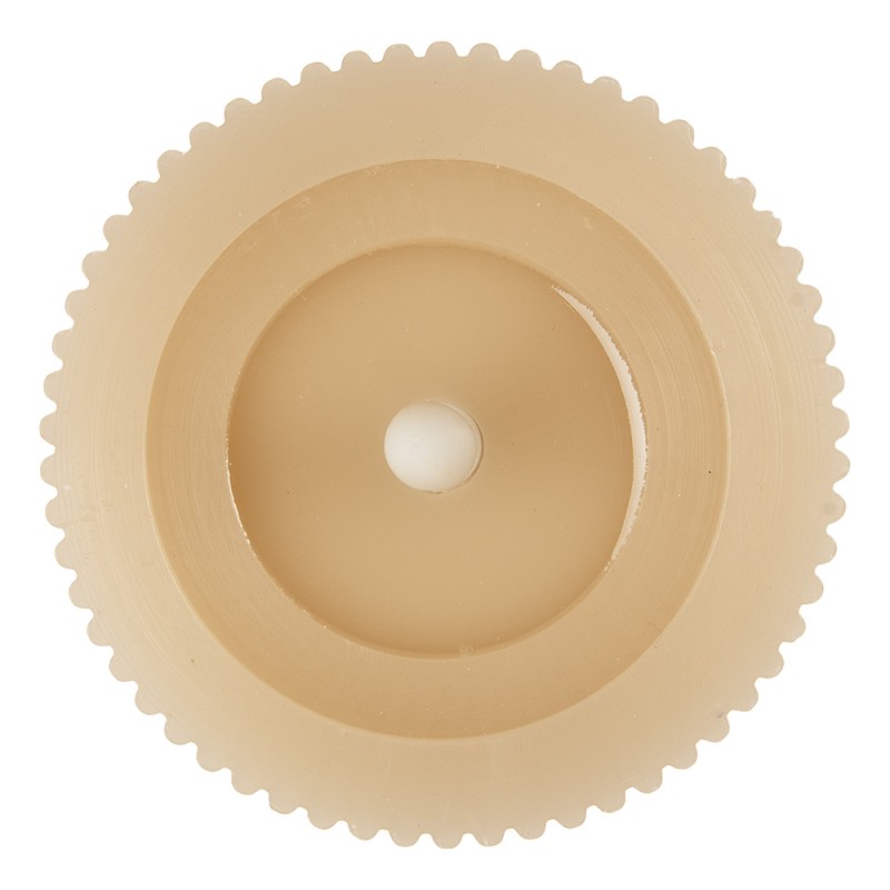 Clayre & Eef Candela LED 8x13 cm Beige Cera