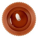 Clayre & Eef Candela LED Ø 8x13 cm Marrone Cera