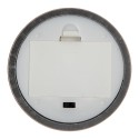 Clayre & Eef LED Candle Ø 8x10 cm Brown Plastic