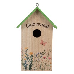 Clayre & Eef Nichoir 14x10x23 cm Marron Bois