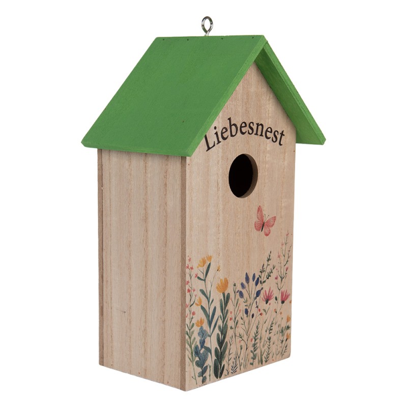 Clayre & Eef Nichoir 14x10x23 cm Marron Bois