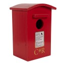 Clayre & Eef Birdhouse 14x12x21 cm Red Wood