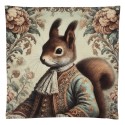 Clayre & Eef Cushion Cover 45x45 cm Beige Polyester Squirrel