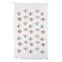Clayre & Eef Asciugamano per ospiti 40x66 cm Bianco Cotone