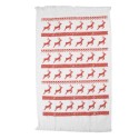 Clayre & Eef Serviette invitée 40x66 cm Blanc Coton Cerf