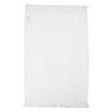 Clayre & Eef Asciugamano per ospiti 40x66 cm Bianco Cotone Bassotto