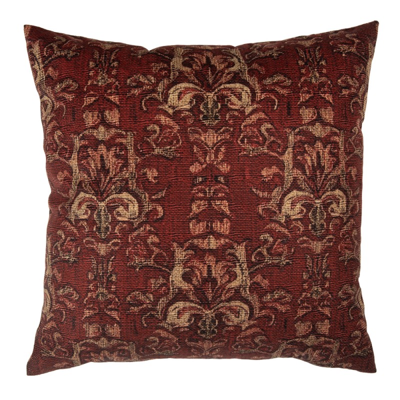 Clayre & Eef Kissenbezug 45x45 cm Rot Polyester