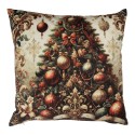 Clayre & Eef Federa per cuscino 45x45 cm Beige Poliestere Albero di Natale