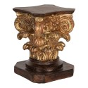 Clayre & Eef Table de plante 12x12x16 cm Marron Plastique