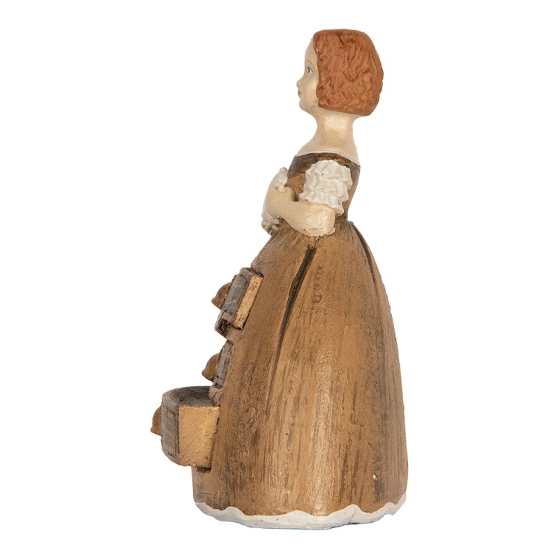 Clayre & Eef Schmuckkästchen Frau 16x11x20 cm Braun Kunststoff