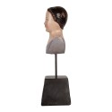 Clayre & Eef Statuetta decorativa Donna 11x11x34 cm Beige Plastica