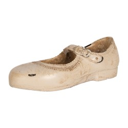 Clayre & Eef Image de décoration Chaussure 15x6x5 cm Beige Plastique