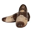 Clayre & Eef Statuetta decorativa Scarpa 12x11x8 cm Marrone Plastica