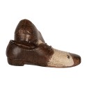 Clayre & Eef Statuetta decorativa Scarpa 12x11x8 cm Marrone Plastica