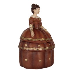 Clayre & Eef Schmuckkästchen Frau 19x16x29 cm Rot Kunststoff