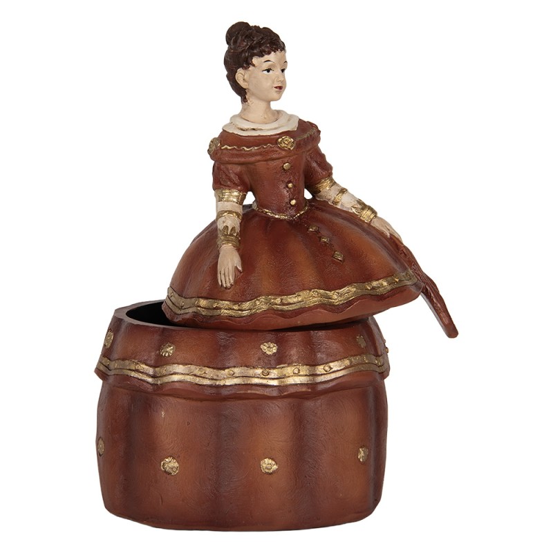 Clayre & Eef Schmuckkästchen Frau 19x16x29 cm Rot Kunststoff